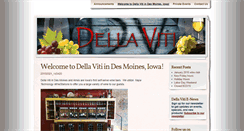 Desktop Screenshot of dellaviti.com